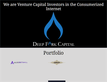 Tablet Screenshot of deepforkcapital.com